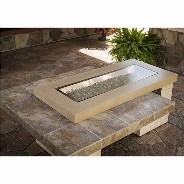 The Outdoor GreatRoom Company Uptown Brown 48 Inch Gas Fire Pit Table UPT-1242-BRN