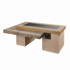 The Outdoor GreatRoom Company Uptown Brown 48 Inch Gas Fire Pit Table UPT-1242-BRNportable outdoor fire pit with lid
