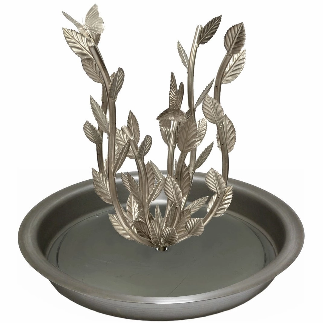 The Outdoor Plus 16x18 inch Stainless Steel Ornament Gas Burning Bush OPT-BB