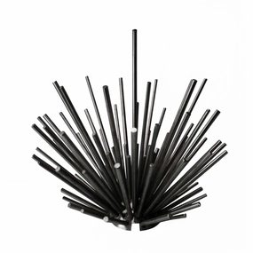 The Outdoor Plus 20x24x1/2 inch Mild Steel Desert Sticks OPT-DSFireproof mat for under fire pit