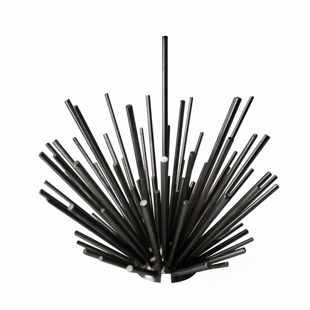 The Outdoor Plus 20x24x1/2 inch Mild Steel Desert Sticks OPT-DSFireproof mat for under fire pit