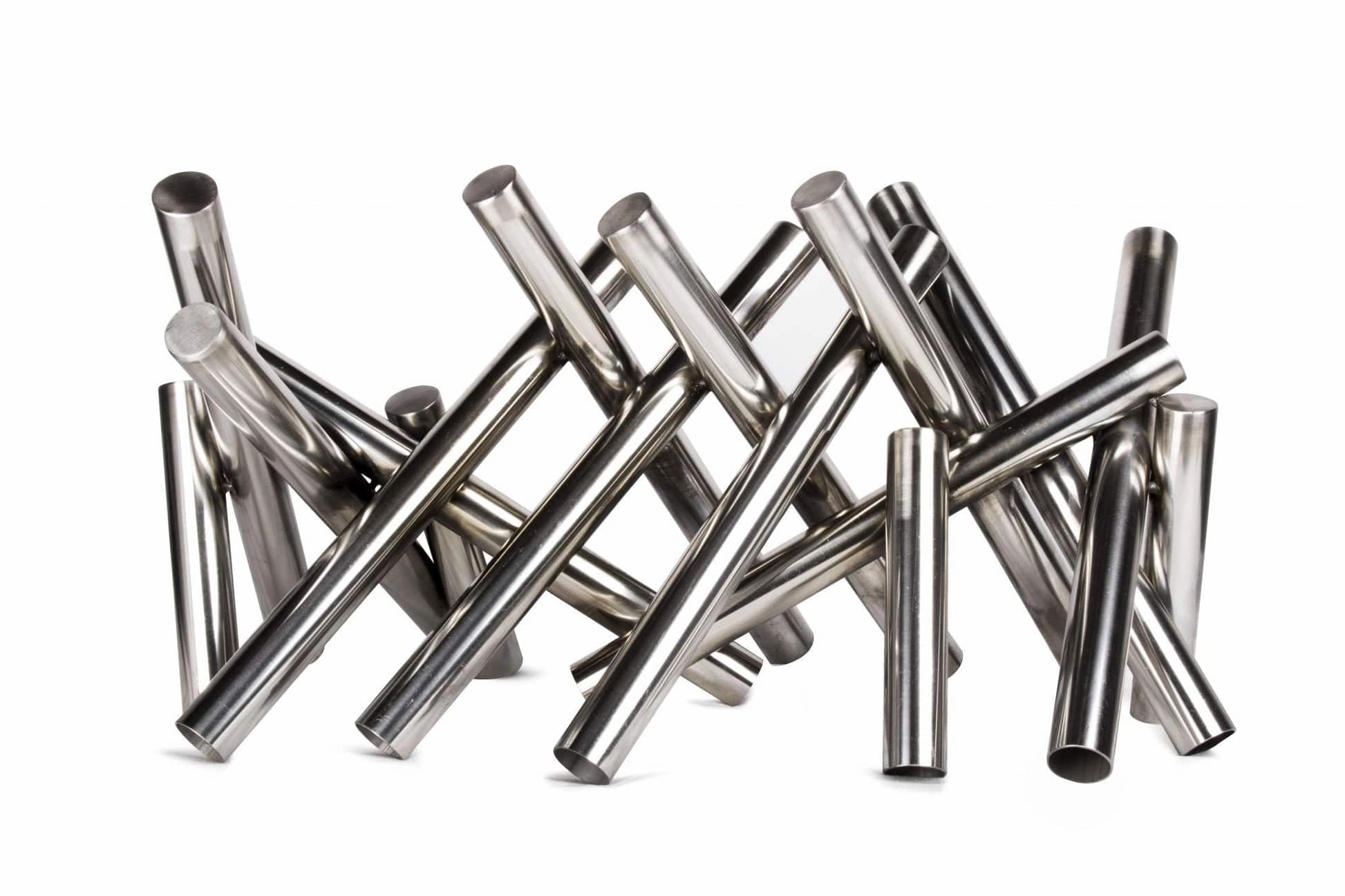 The Outdoor Plus 24x10 inch Stainless Steel Ornament Polished Logs OPT-CS2410Fireproof mat for under fire pit