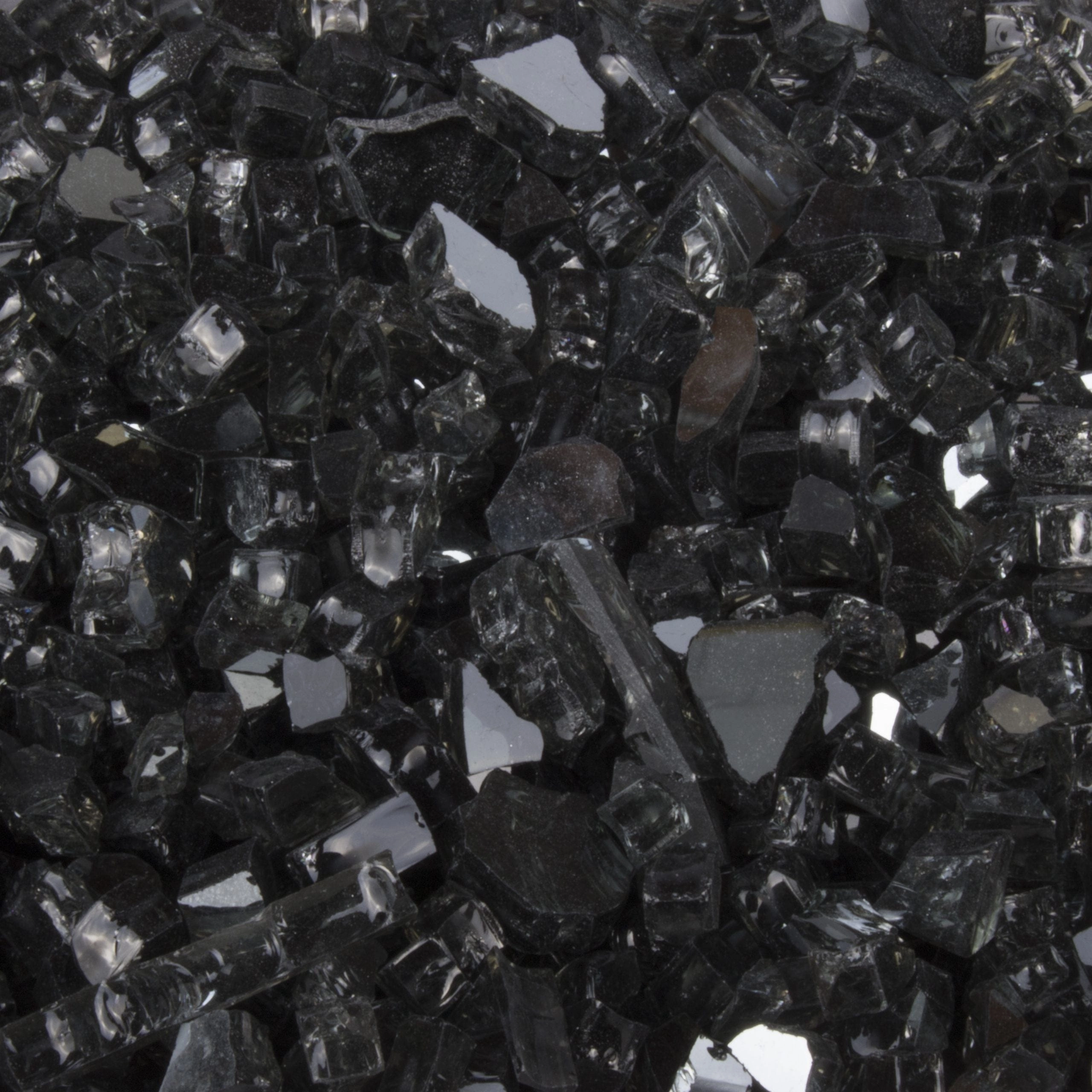 The Outdoor Plus 25 Pound Black Reflective Fire Glass OPT-144BLFireproof mat for under fire pit