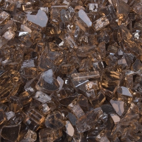 The Outdoor Plus 25 Pound Copper Reflective Fire Glass OPT-138CFireproof mat for under fire pit