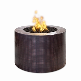 The Outdoor Plus 30-Inch Beverly Gas Fire Pit Low Voltage Electronic Ignition OPT-30RRE12Vportable outdoor fire pit with lid