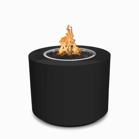 The Outdoor Plus 30-Inch Beverly Gas Fire Pit Powder Coat Steel Match Lit with Flame Sense Ignition OPT-30PCBFSMLportable outdoor fire pit with lid