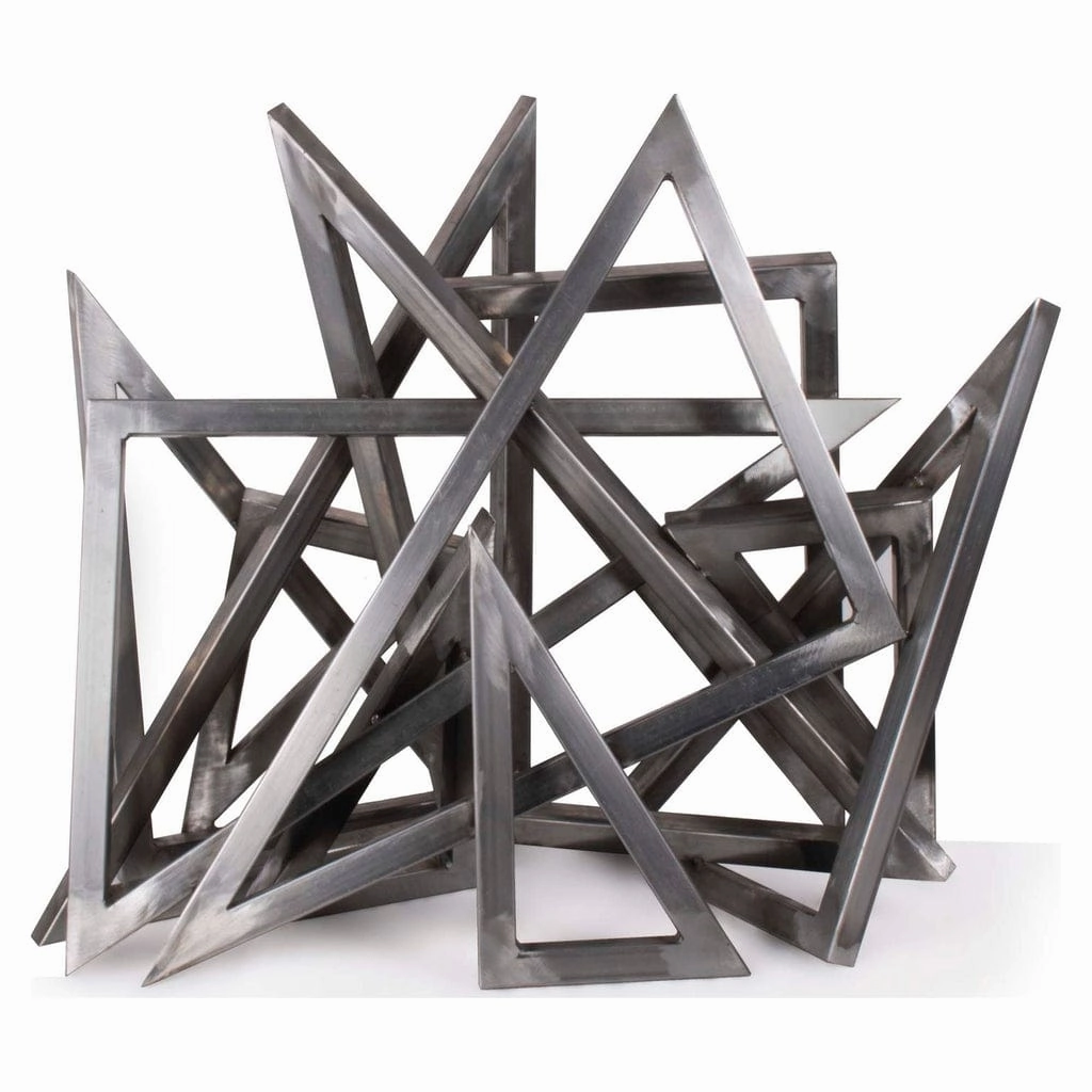 The Outdoor Plus 30x14 inch Triangle Steel Ornament OPT-STTRI30