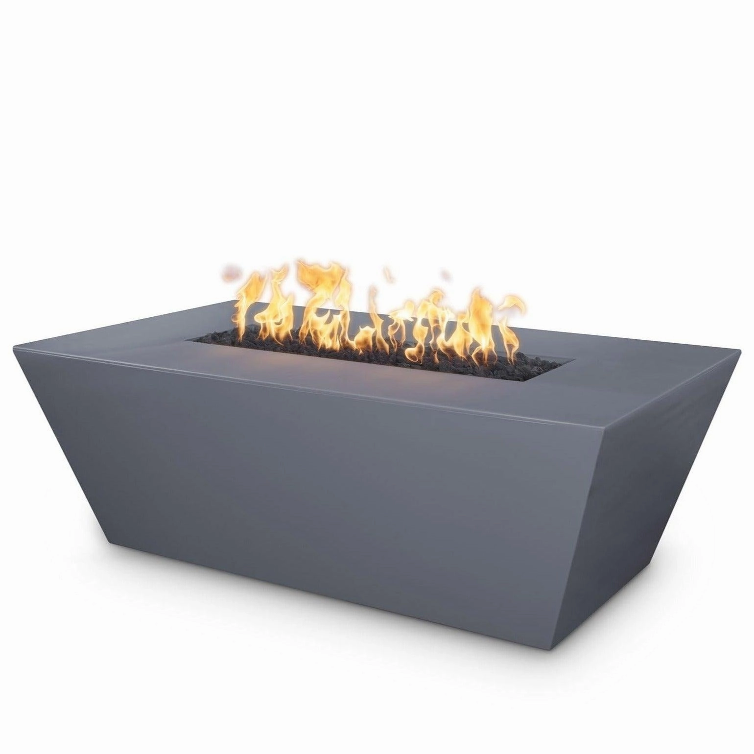 The Outdoor Plus - Angelus 60" Rectangle Concrete Fire Pit Table OPT-AGLGF60portable outdoor fire pit with lid