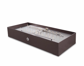 The Outdoor Plus - Astoria Powder Coat Metal Rectangle Fire Pit OPT-ASTPCportable outdoor fire pit with lid