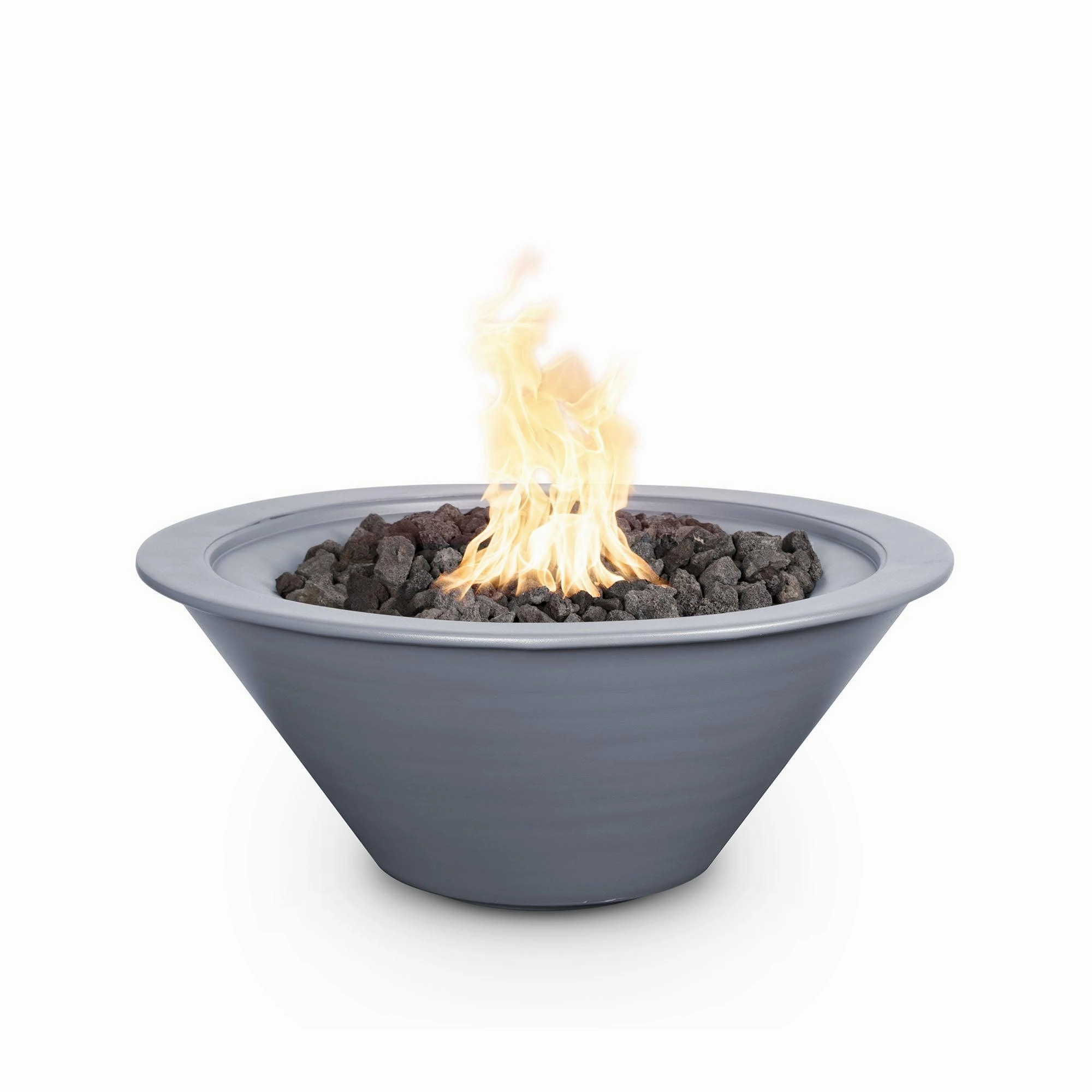 The Outdoor Plus - Cazo Round Powder Coat Finish Fire Bowlportable outdoor fire pit with lid