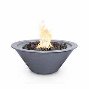 The Outdoor Plus - Cazo Round Powder Coat Finish Fire Bowlportable outdoor fire pit with lid