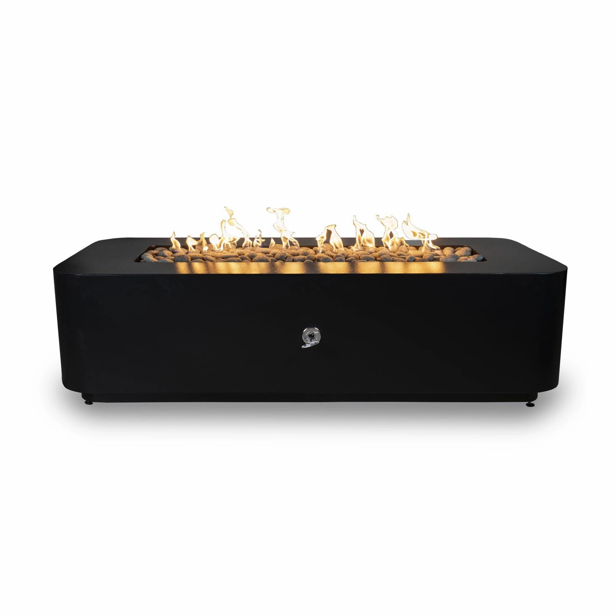 The Outdoor Plus - Cove Rectangle Powder Coat Metal Fire Pit Table OPT-COVEPCportable outdoor fire pit with lid
