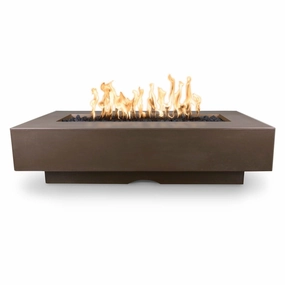 The Outdoor Plus - Del Mar Collection Rectangular Concrete Fire Pit Table OPT-DELportable outdoor fire pit with lid