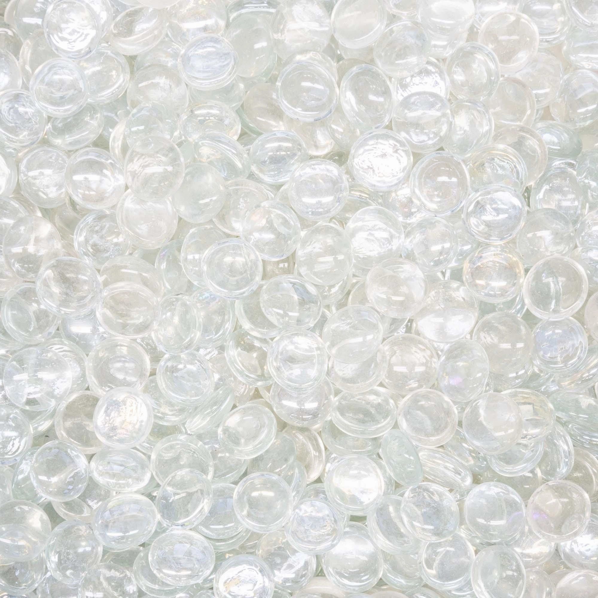 The Outdoor Plus - Fire Media Glass, Pebbles, Polished Lava, Reflective, and Lava Chunks