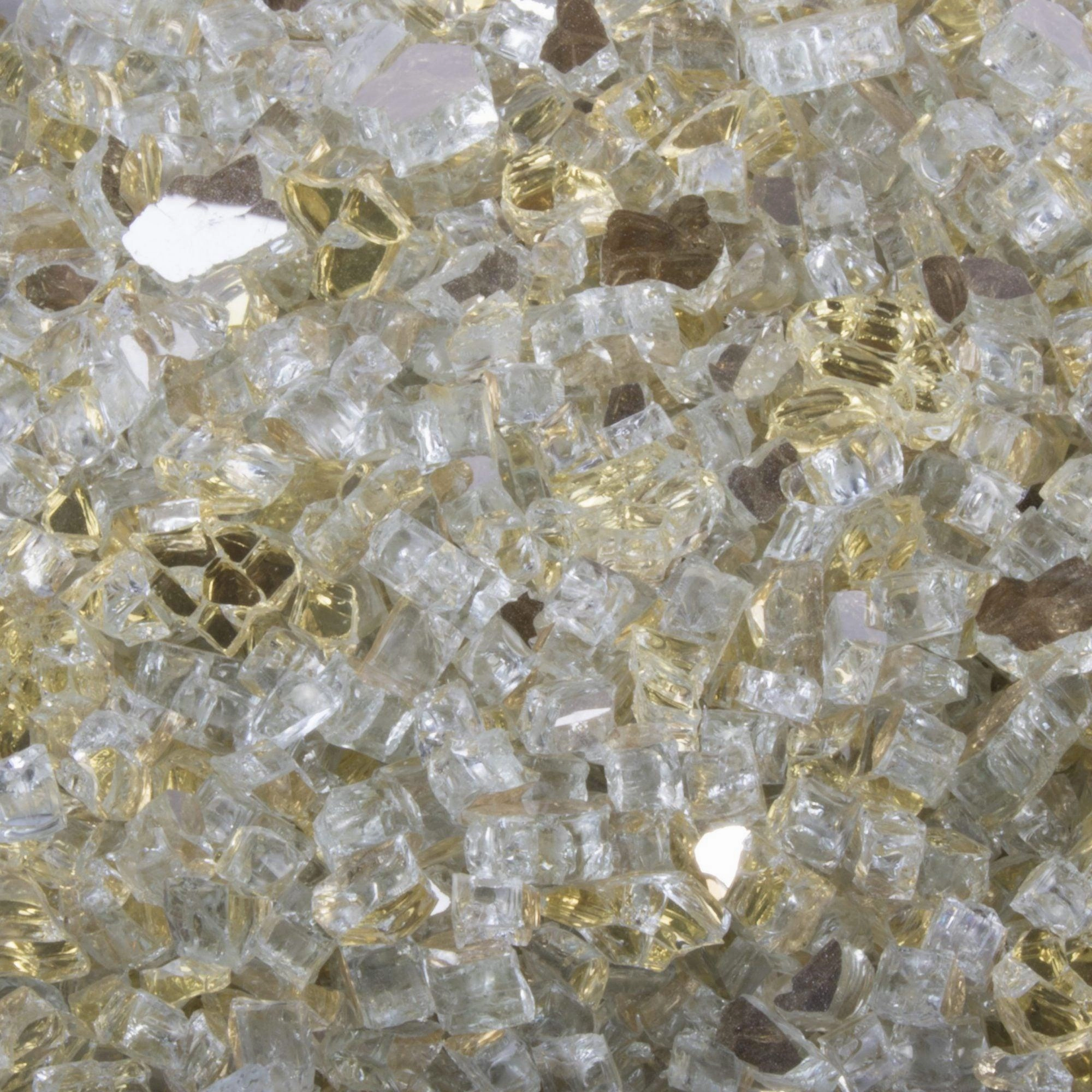 The Outdoor Plus - Fire Media Glass, Pebbles, Polished Lava, Reflective, and Lava Chunks