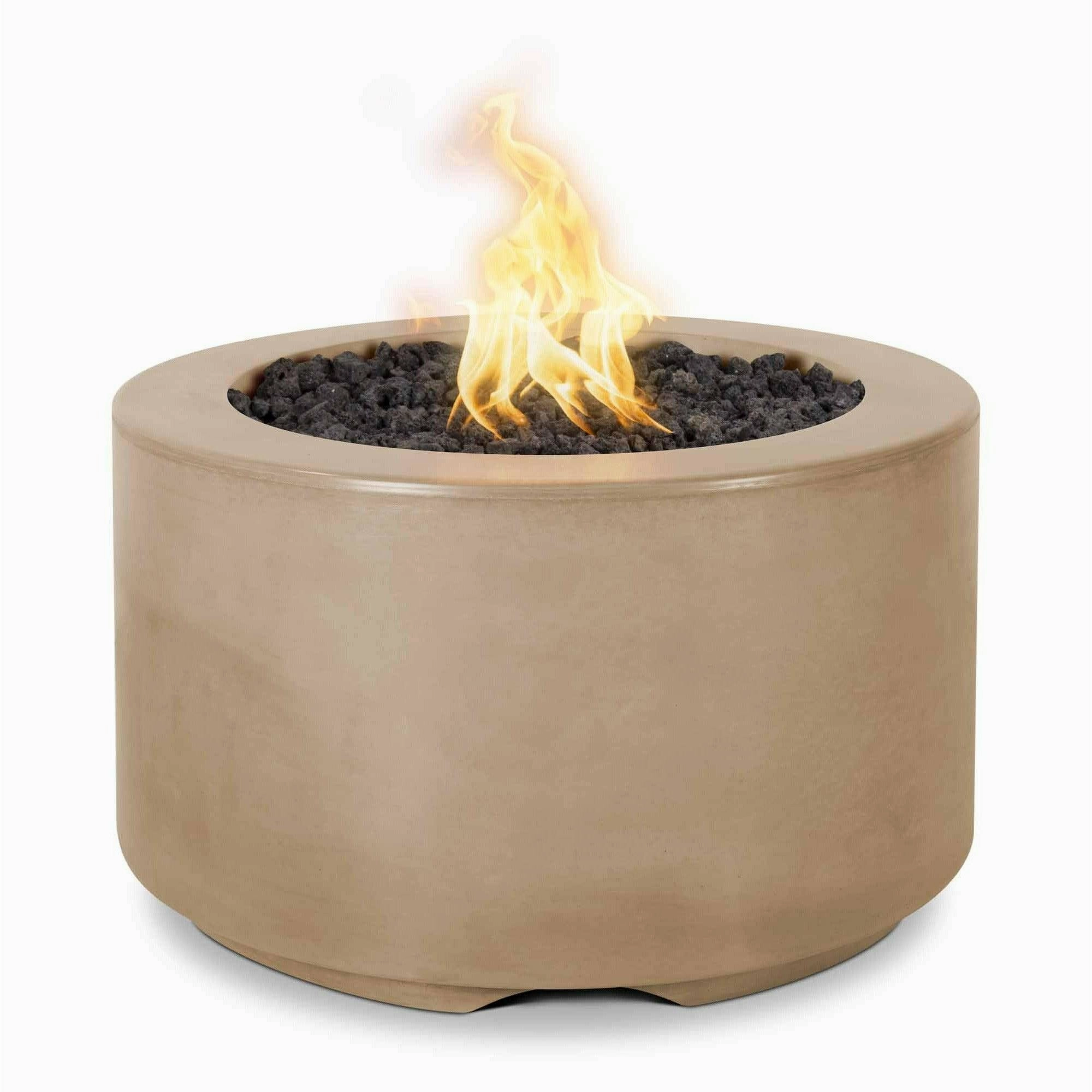 The Outdoor Plus - Florence 32" Round Concrete Fire Pit OPT-FL3218