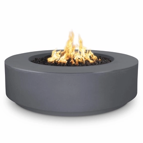 The Outdoor Plus - Florence 42" Round Concrete Fire Pit Table OPT-FL42portable outdoor fire pit with lid