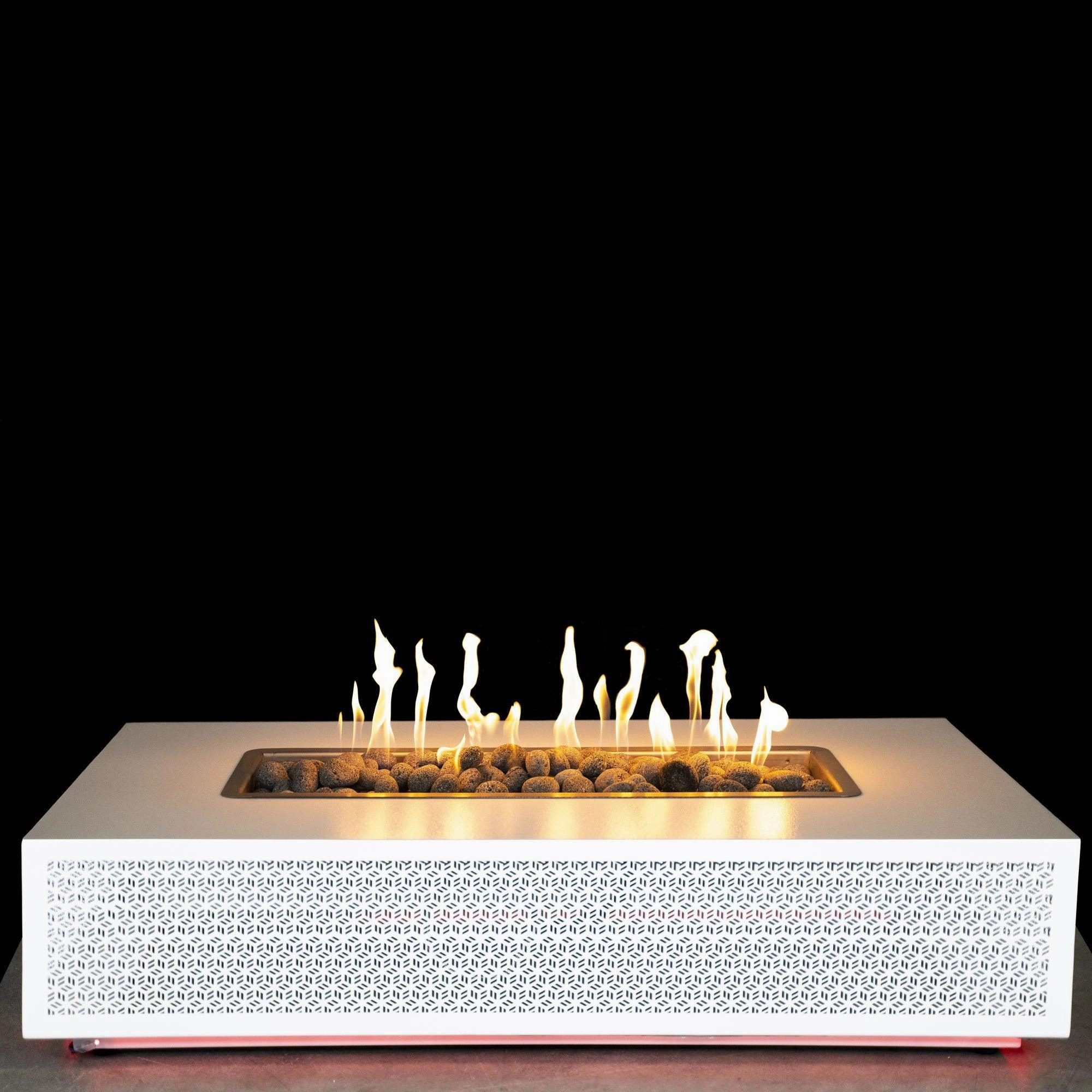 The Outdoor Plus - Manila LED Powder Coated Metal Fire Pit OPT-MNLPC