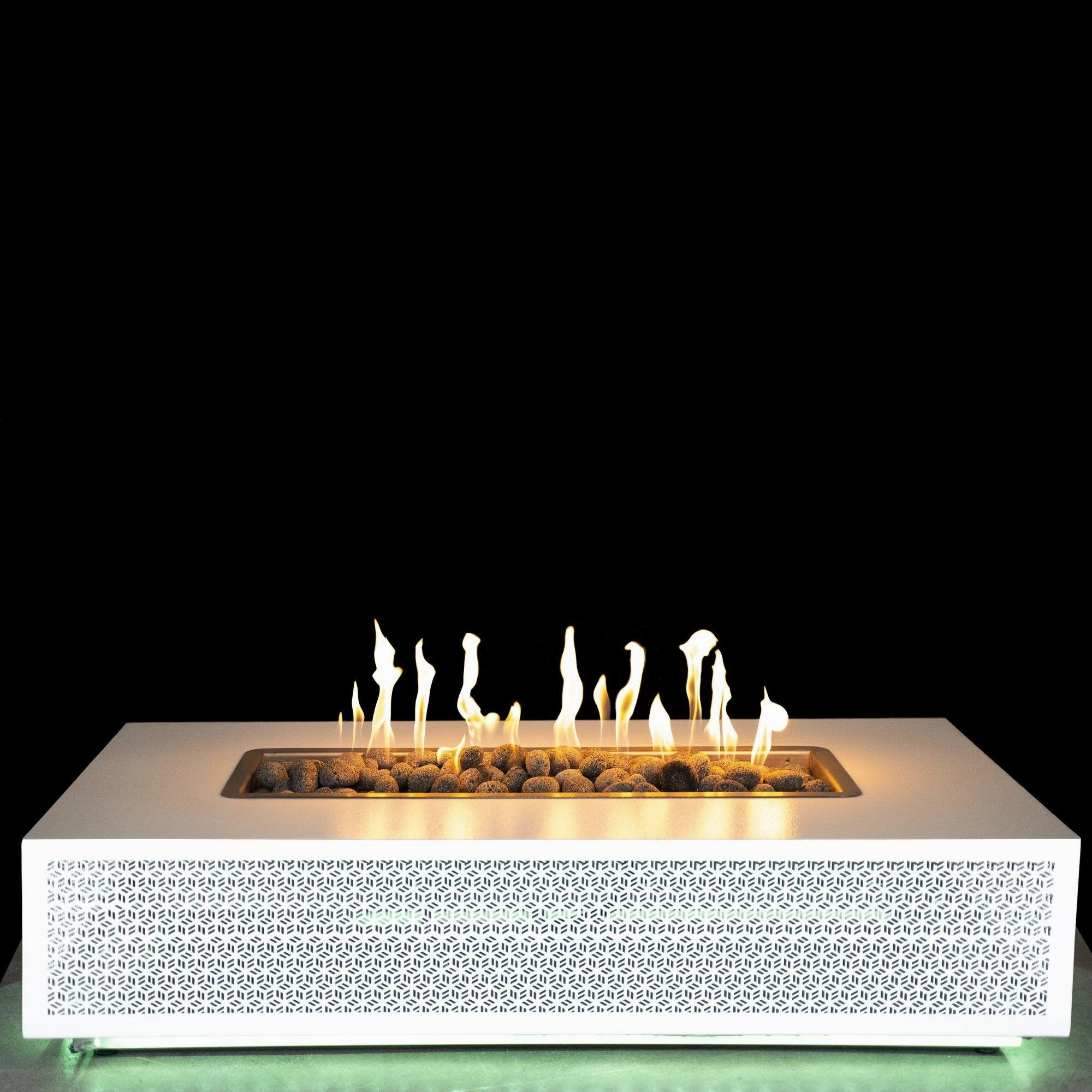 The Outdoor Plus - Manila LED Powder Coated Metal Fire Pit OPT-MNLPC