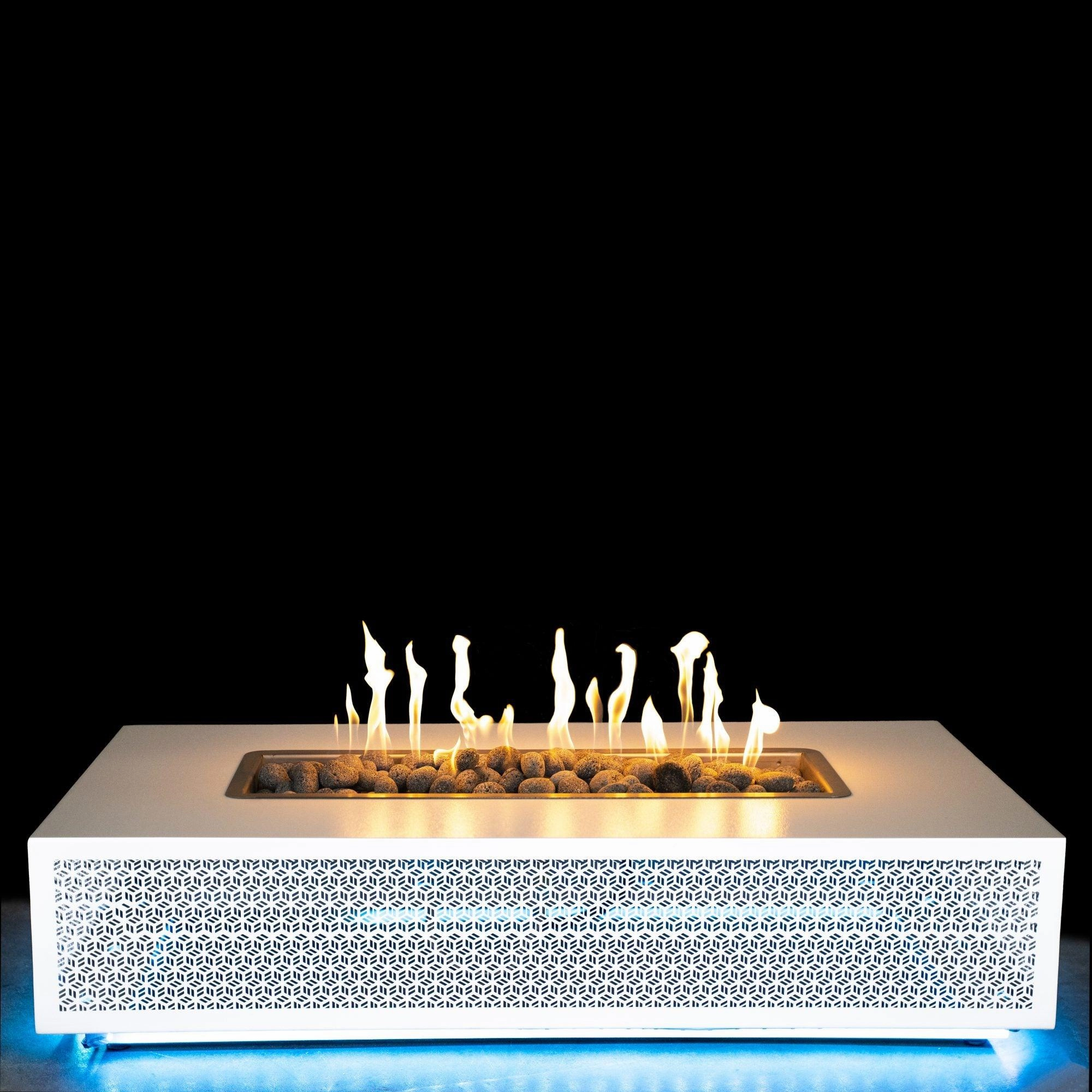 The Outdoor Plus - Manila LED Powder Coated Metal Fire Pit OPT-MNLPC