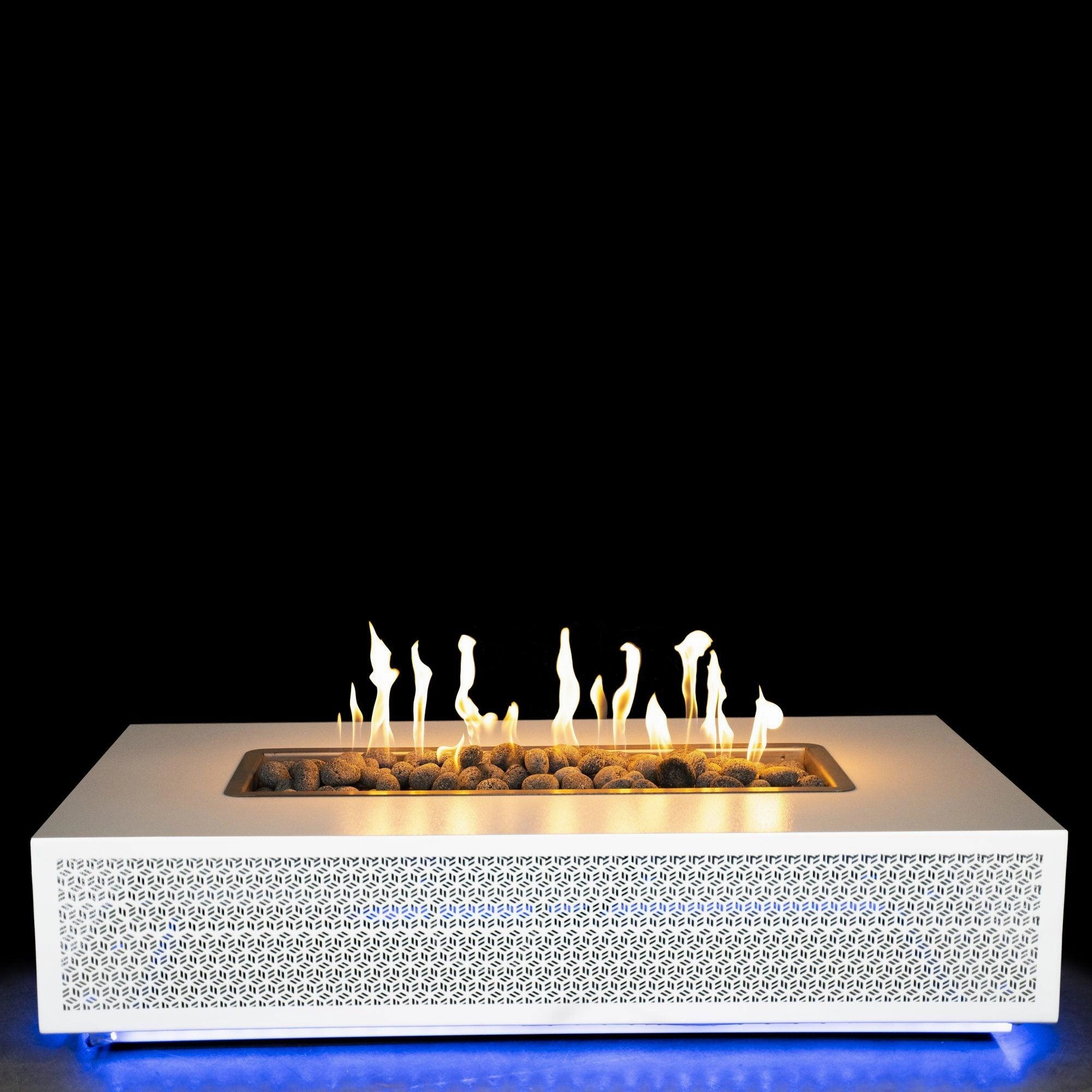The Outdoor Plus - Manila LED Powder Coated Metal Fire Pit OPT-MNLPC