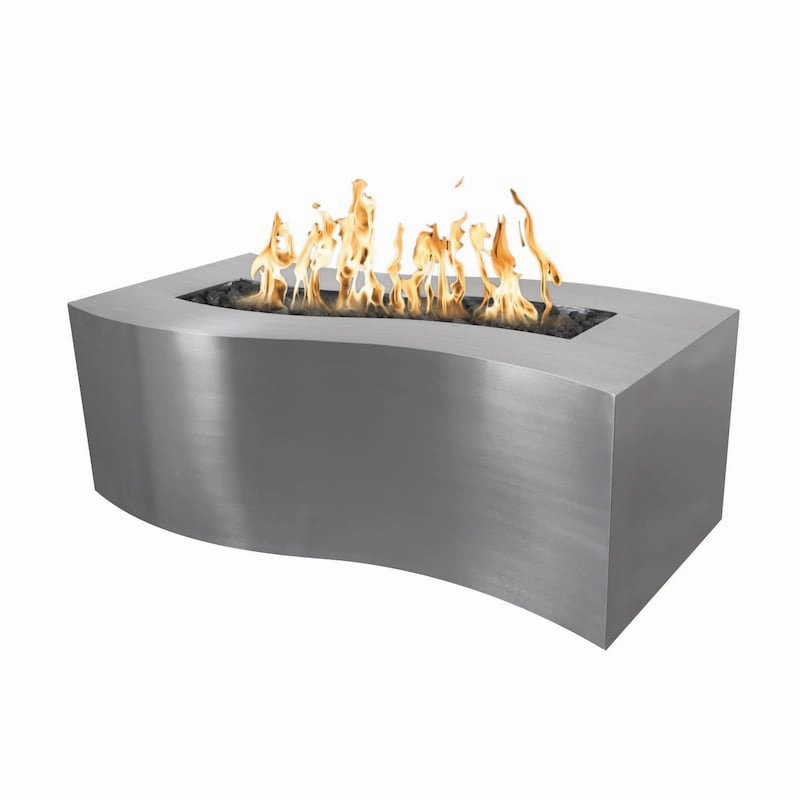 The Outdoor Plus Billow 72-Inch Fire Pit Match Light OPT-BLW72