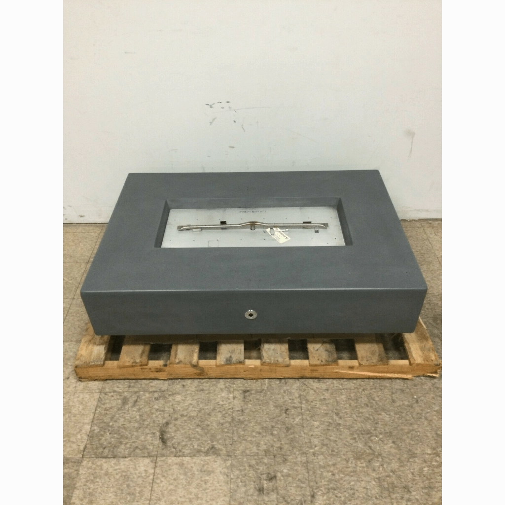 The Outdoor Plus Cabo Linear 56" GFRC Concrete Rectangle Flame Sense with Spark Igniter Fire Pit  OPT-CBLN56FSEN