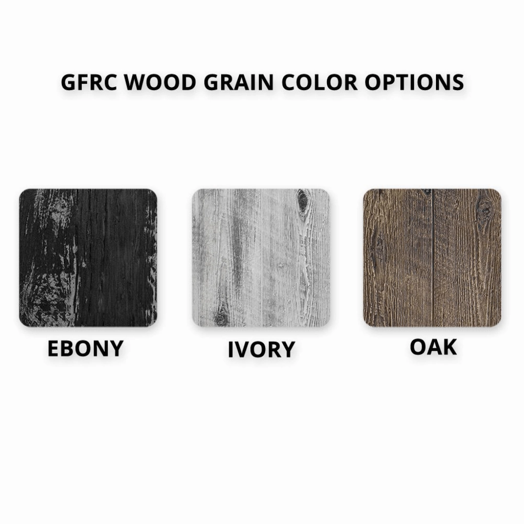 The Outdoor Plus Catalina 108" GFRC Wood Grain Concrete Rectangle Flame Sense with Spark Igniter Gas Fire Pit OPT-CTL108FSEN