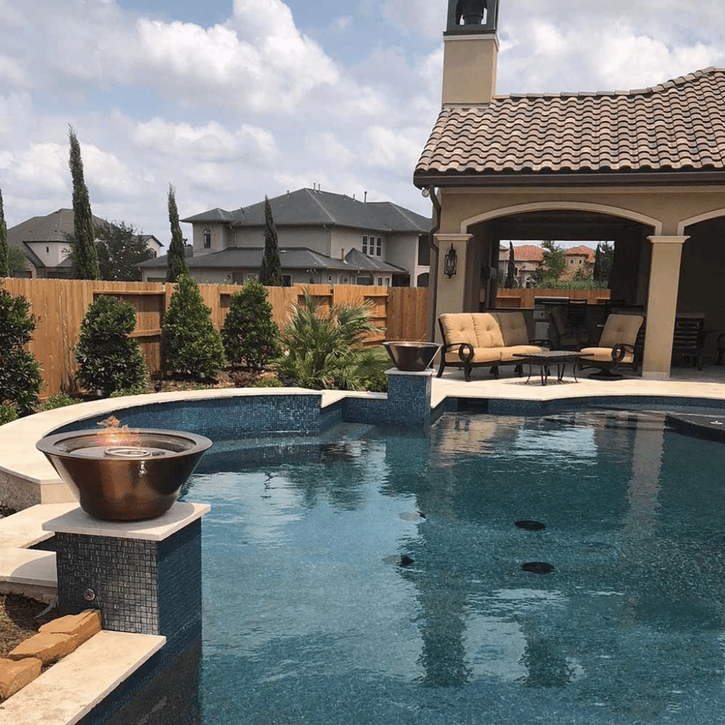 The Outdoor Plus Cazo 30" Match Lit Hammered Copper Round Fire Bowl OPT-102-30NWF