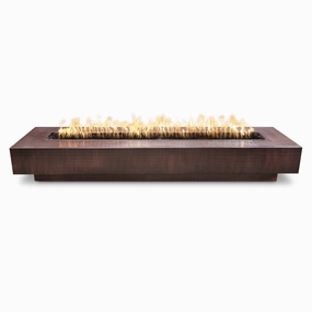The Outdoor Plus Coronado 108-Inch Gas Fire Pit Match Light OPT-COR108portable outdoor fire pit with lid
