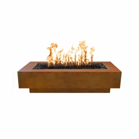 The Outdoor Plus Coronado 48-Inch Gas Fire Pit Match Lit with Flame Sense Ignition OPT-COR48FSMLportable outdoor fire pit with lid