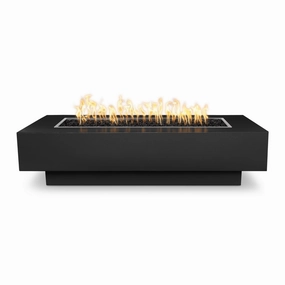 The Outdoor Plus Coronado 60-Inch Gas Fire Pit Powder Coat Steel Low Voltage Electronic Ignition OPT-CORPC60E12Vportable outdoor fire pit with lid