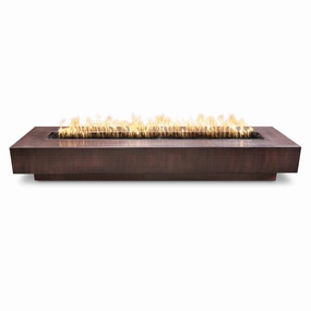 The Outdoor Plus Coronado 84-Inch Gas Fire Pit Match Light OPT-COR84portable outdoor fire pit with lid