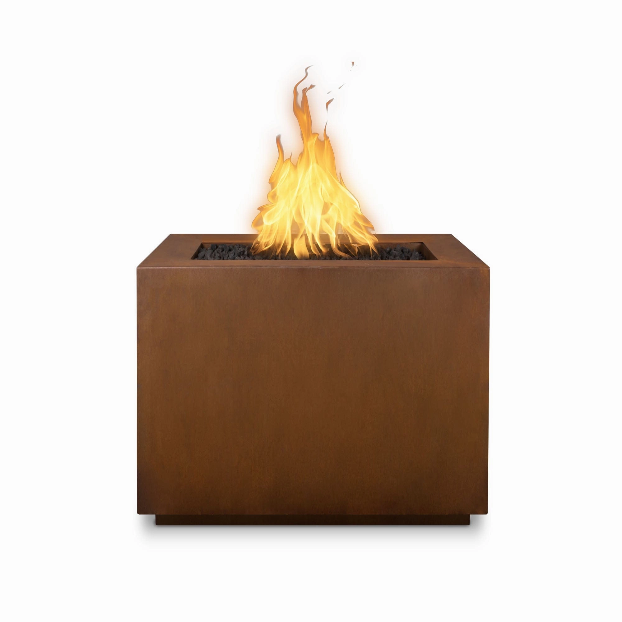 The Outdoor Plus Forma 42-Inch Gas Fire Pit Flame Sense with Spark Ignition OPT-4242SQFSEN
