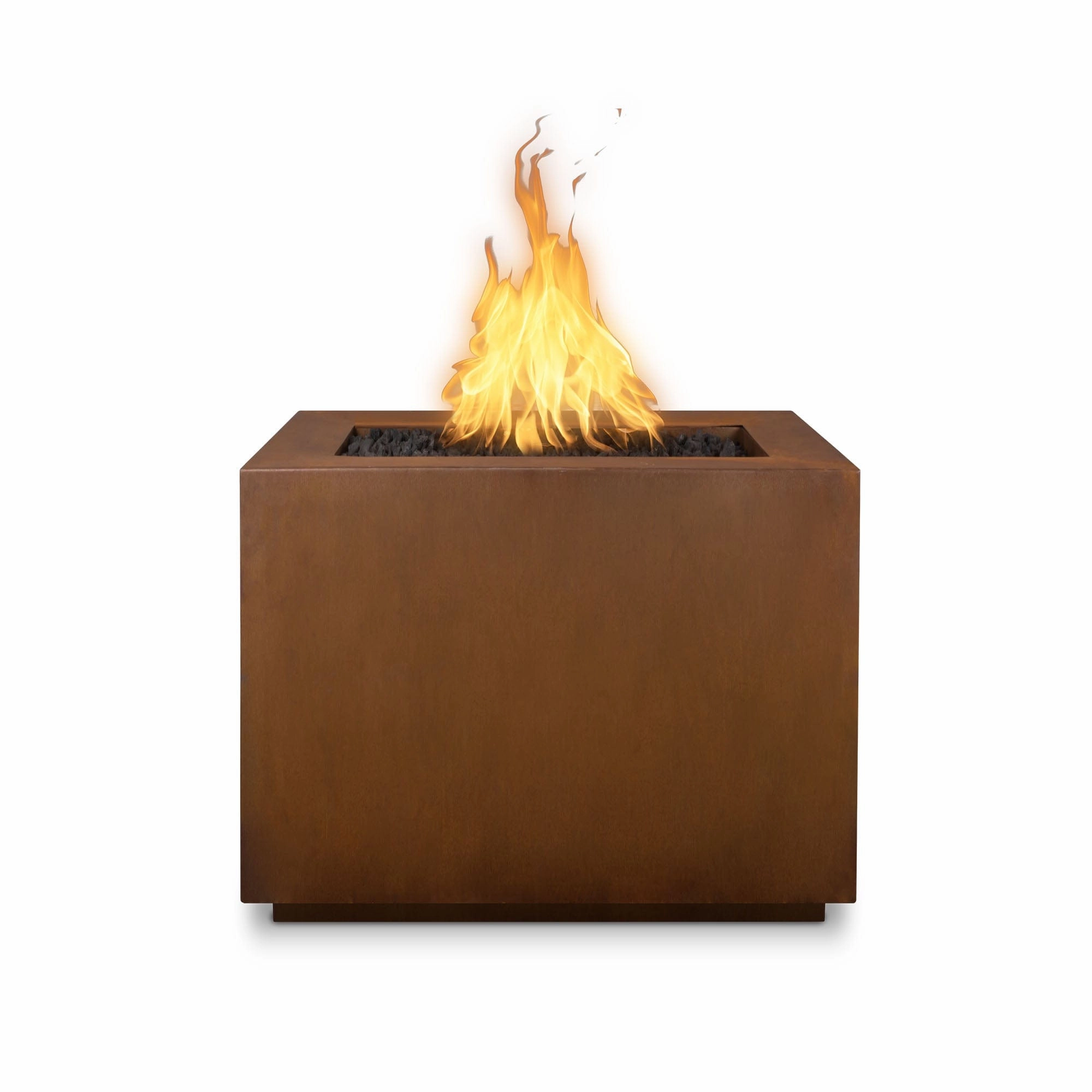 The Outdoor Plus Forma 48-Inch Gas Fire Pit Low Voltage Electronic Ignition OPT-4848SQE12V