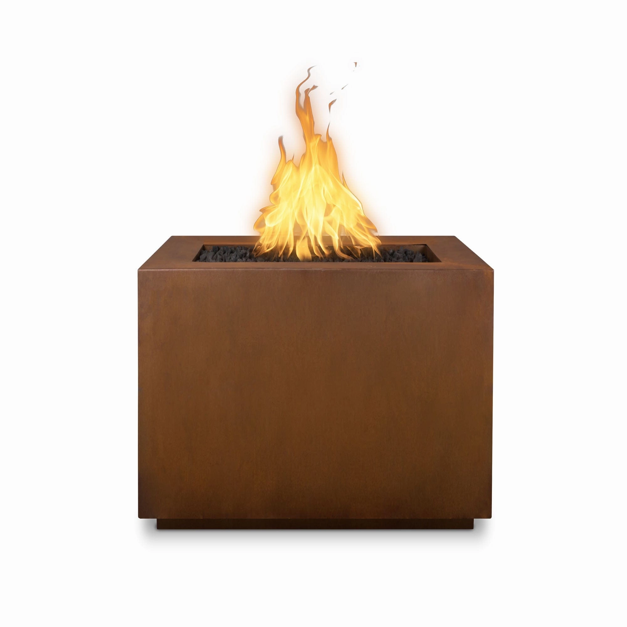 The Outdoor Plus Forma 60-Inch Gas Fire Pit Low Voltage Electronic Ignition OPT-6060SQE12V