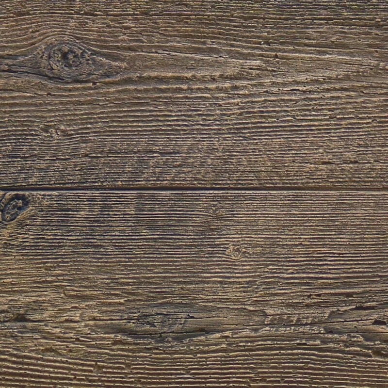 The Outdoor Plus Maya GFRC 30" Wood Grain Concrete Square Match Lit Fire & Water Bowl OPT-30SWGFW