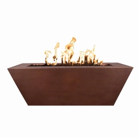 The Outdoor Plus Mesa 48-Inch Fire Pit Match Lit with Flame Sense Ignition OPT-TT4824FSMLportable outdoor fire pit with lid
