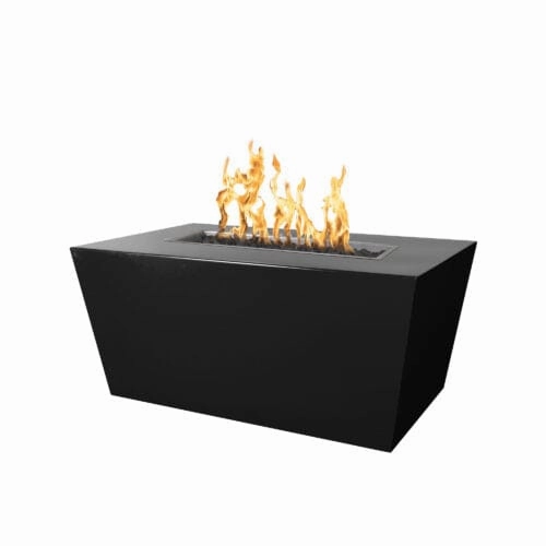 The Outdoor Plus Mesa 72-Inch Fire Pit Powder Coated Steel Match Lit OPT-PCTT7224portable outdoor fire pit with lid