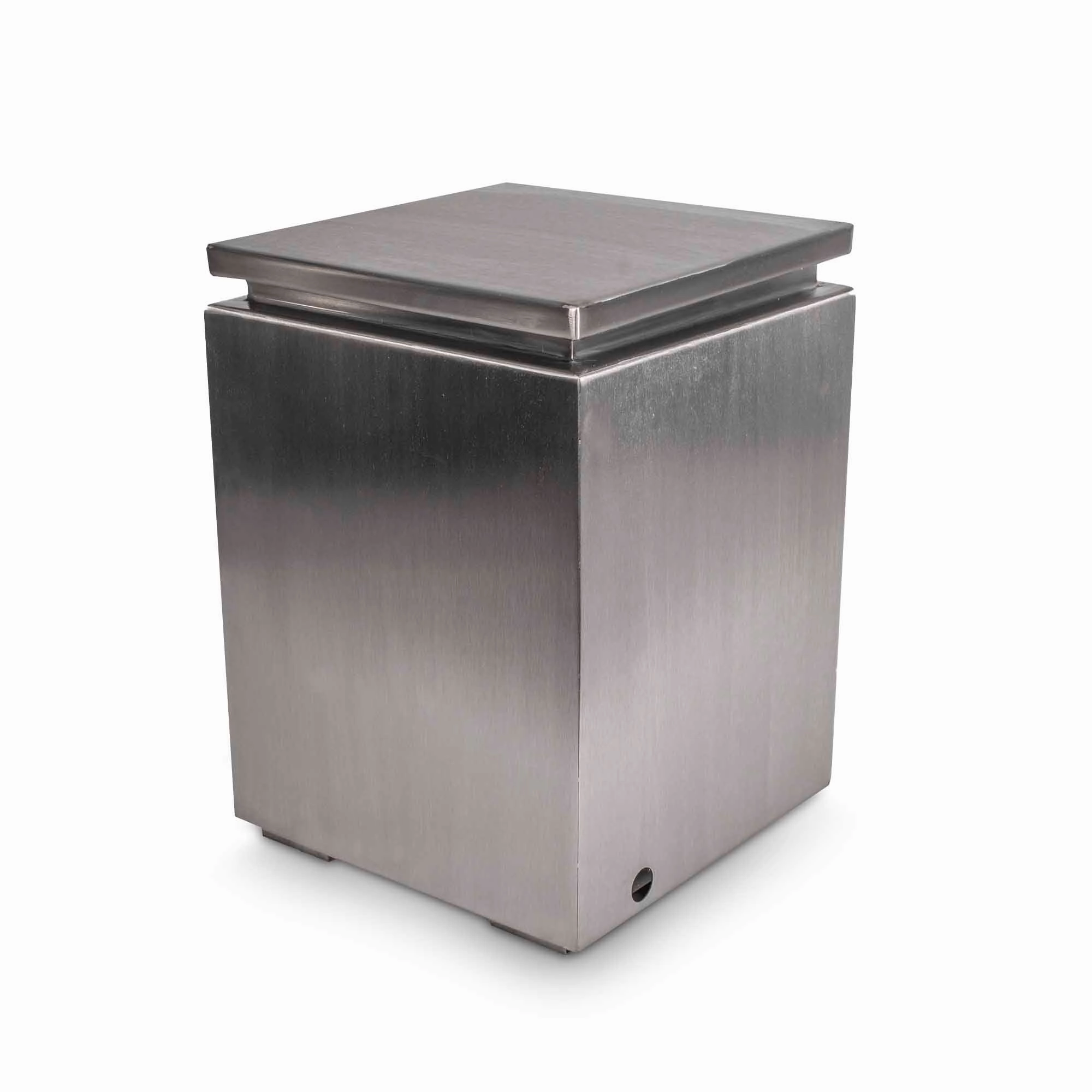The Outdoor Plus Stainless Steel Liquid Propane Tank Enclosure OPT-LPHIDESSportable outdoor fire pit with lid