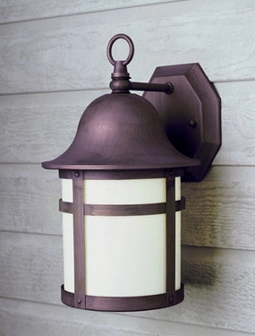 Thomas One Light Wall Lantern Weathered BronzeOutdoor wall sconces with motion sensor