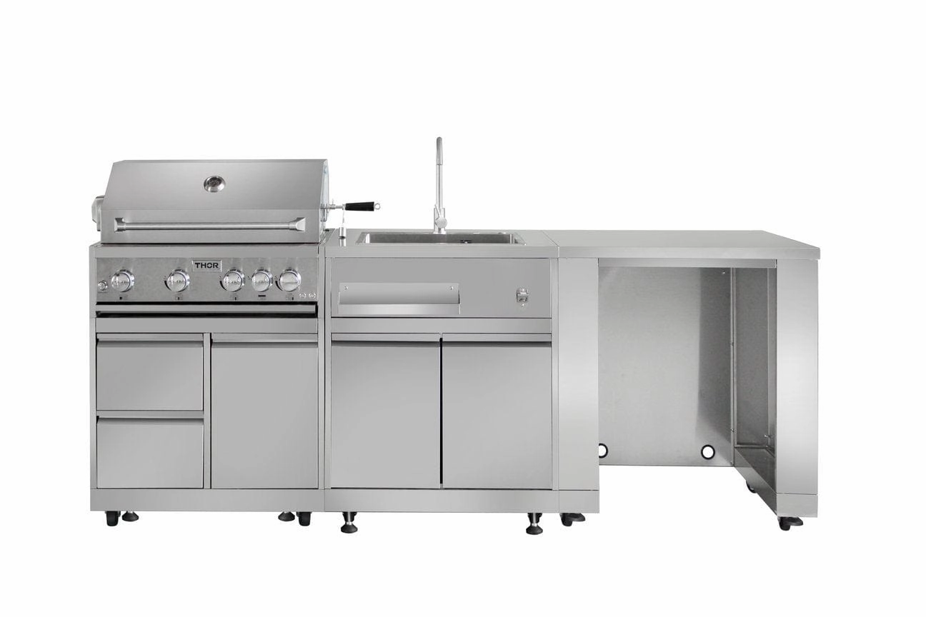 Thor Kitchen 4 Burner Outdoor Kitchen Grill Package