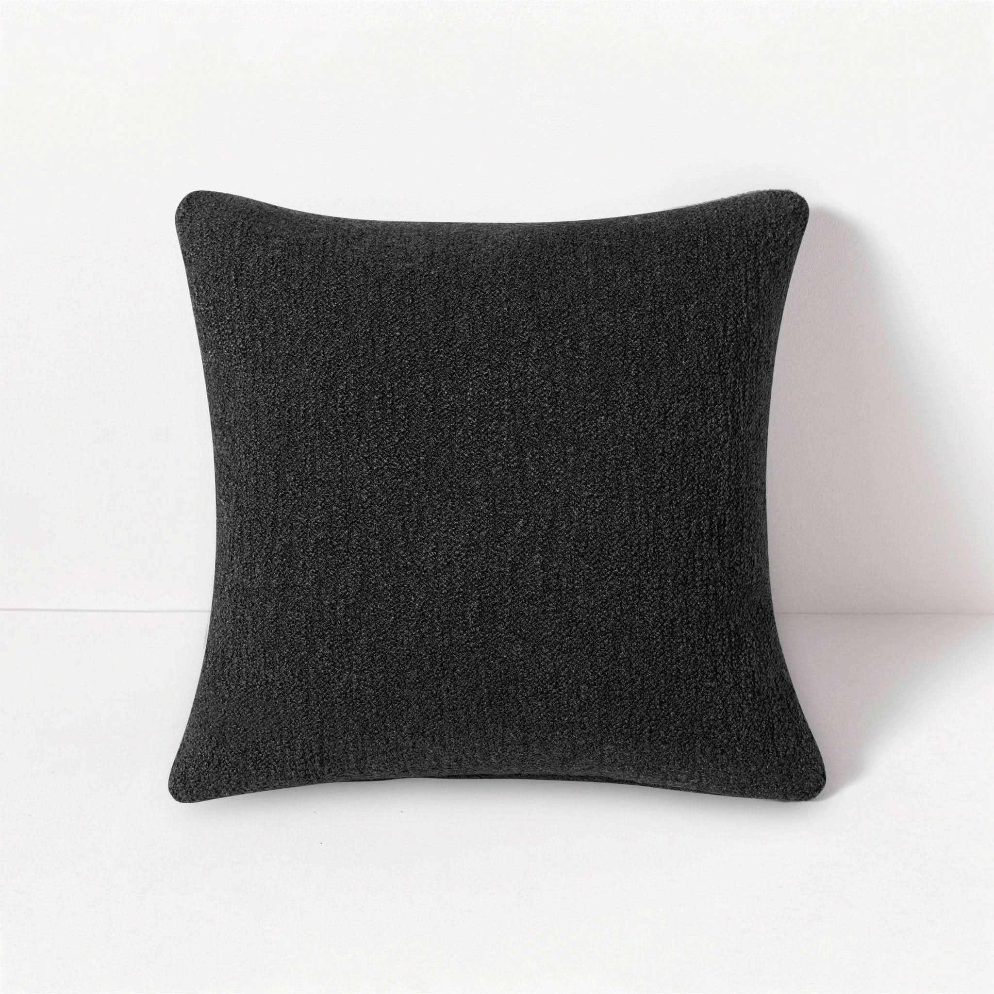 Throw Pillow - Pebble Charcoalwaterproof outdoor throw pillow
