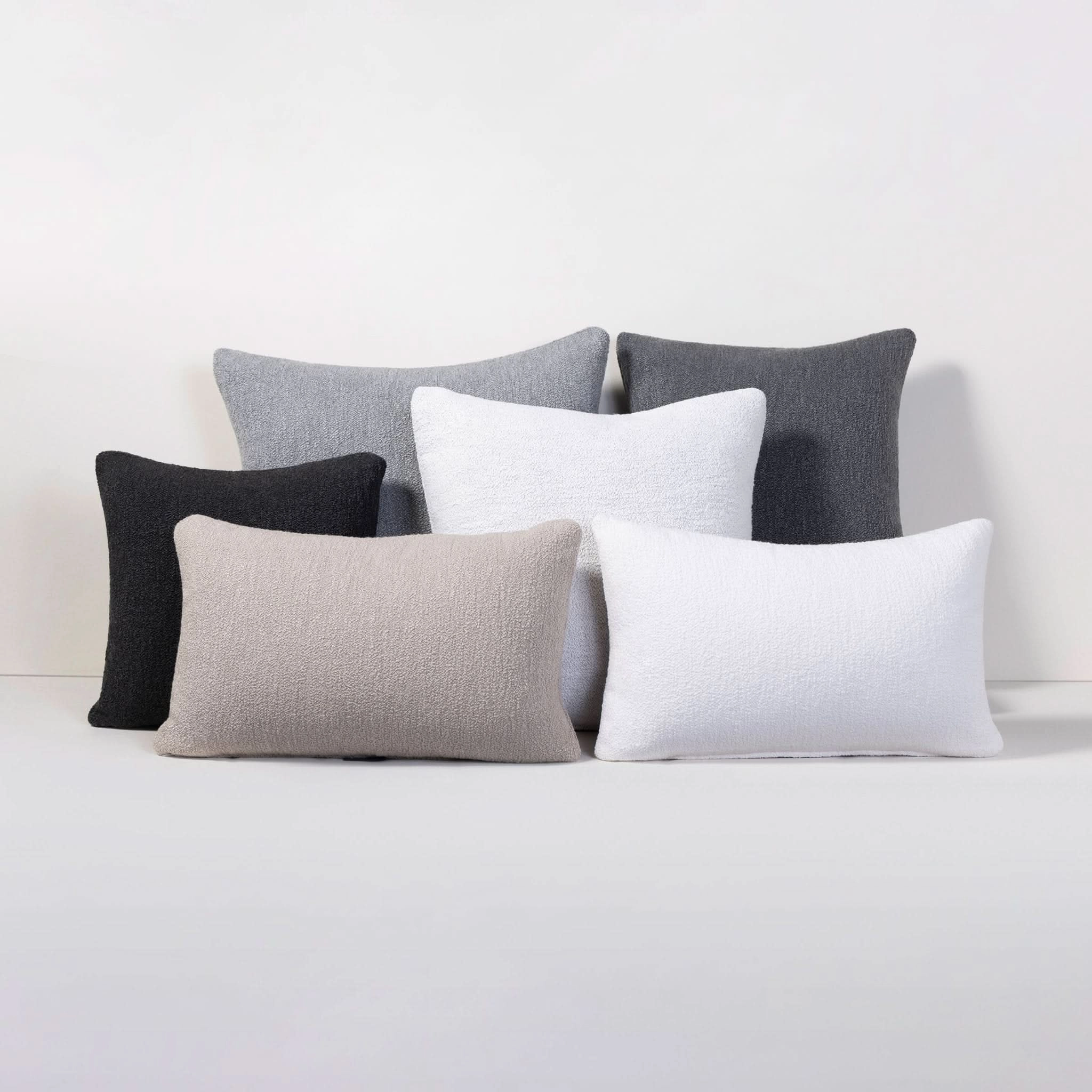 Throw Pillow - Pebble Fog