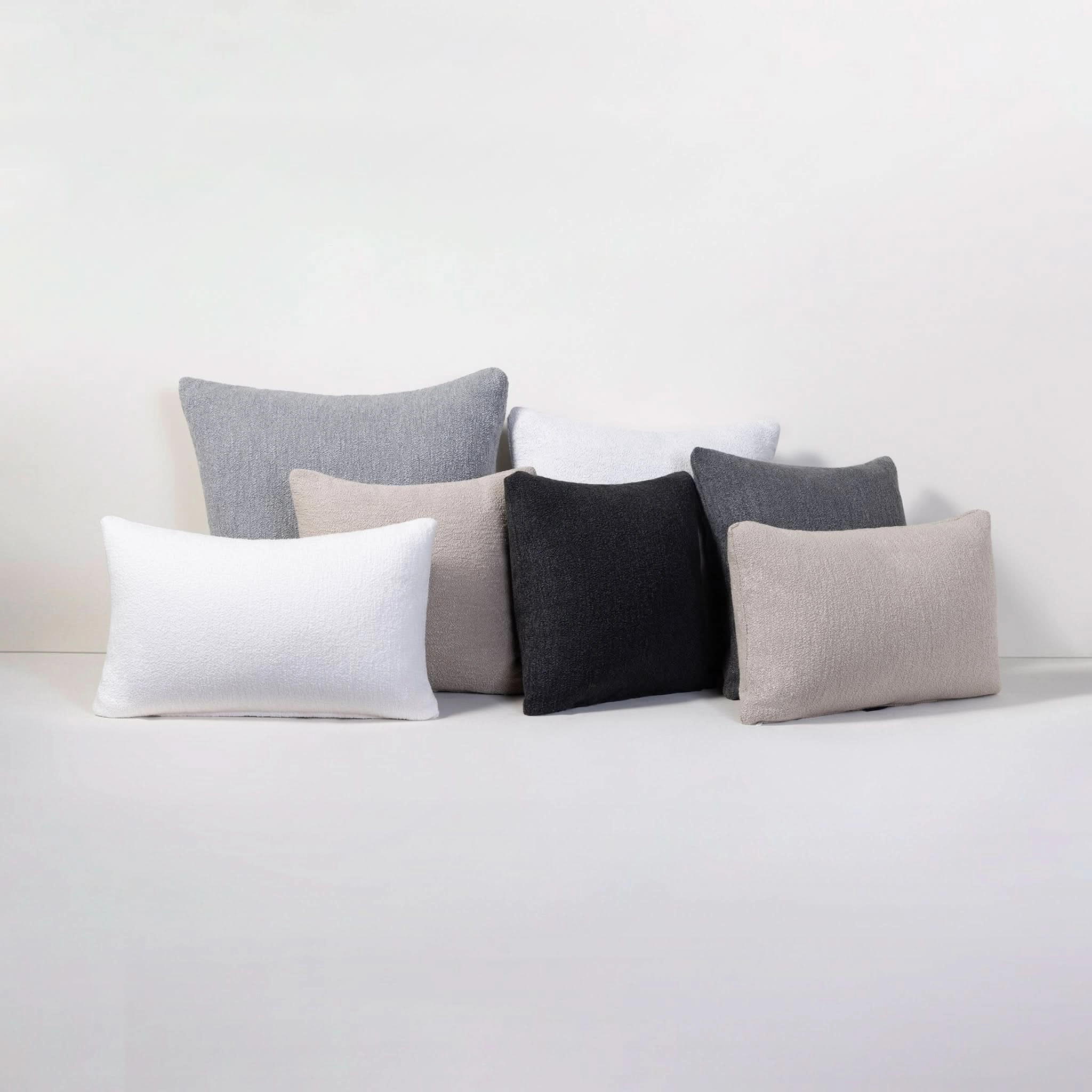 Throw Pillow - Pebble Smoke