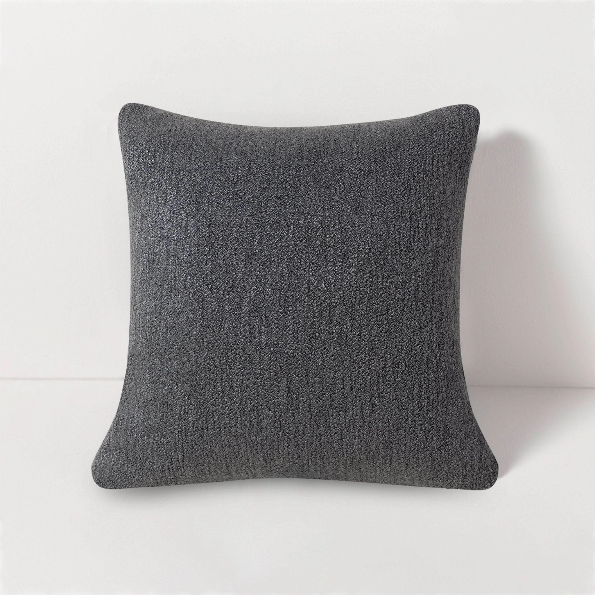 Throw Pillow - Pebble Smokewaterproof outdoor throw pillow