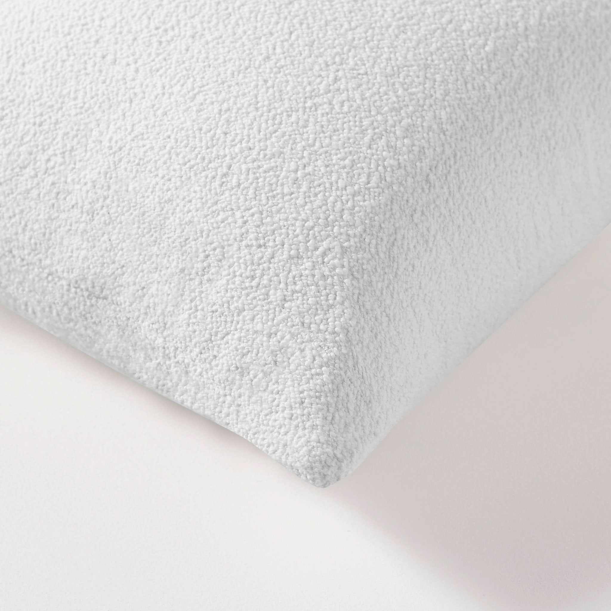 Throw Pillow - Pebble White