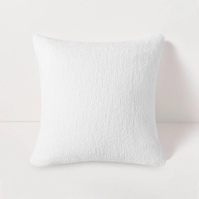 Throw Pillow - Pebble Whitewaterproof outdoor throw pillow