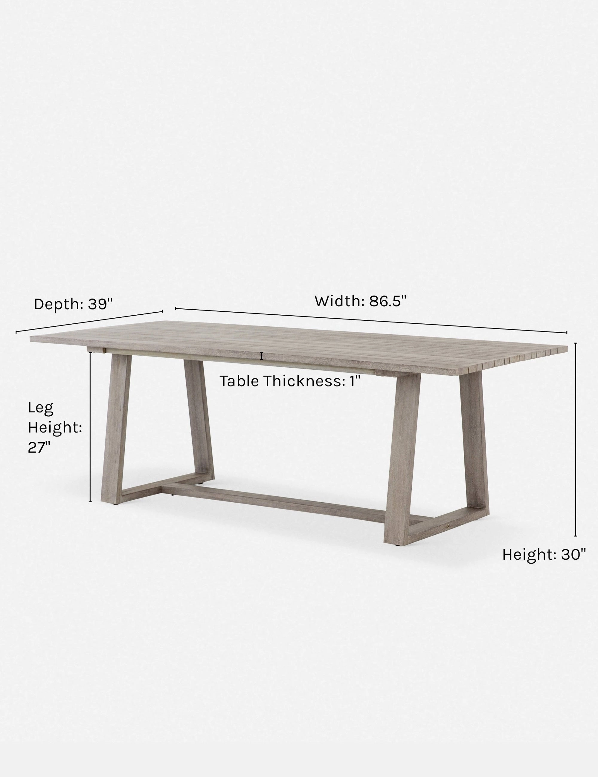 Tika Indoor / Outdoor Dining Table