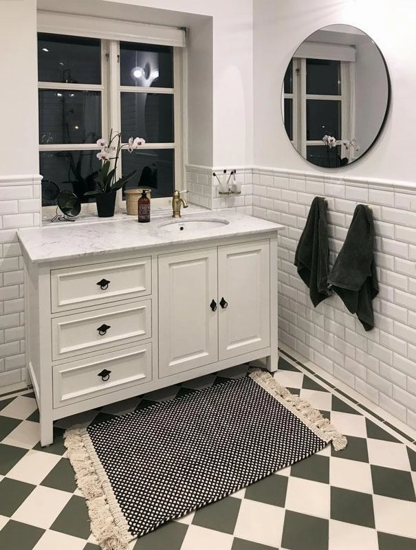 Tile Victoria - Tile molding 5 x 15 cm (1,9 x 5,9 in.) white, glossy